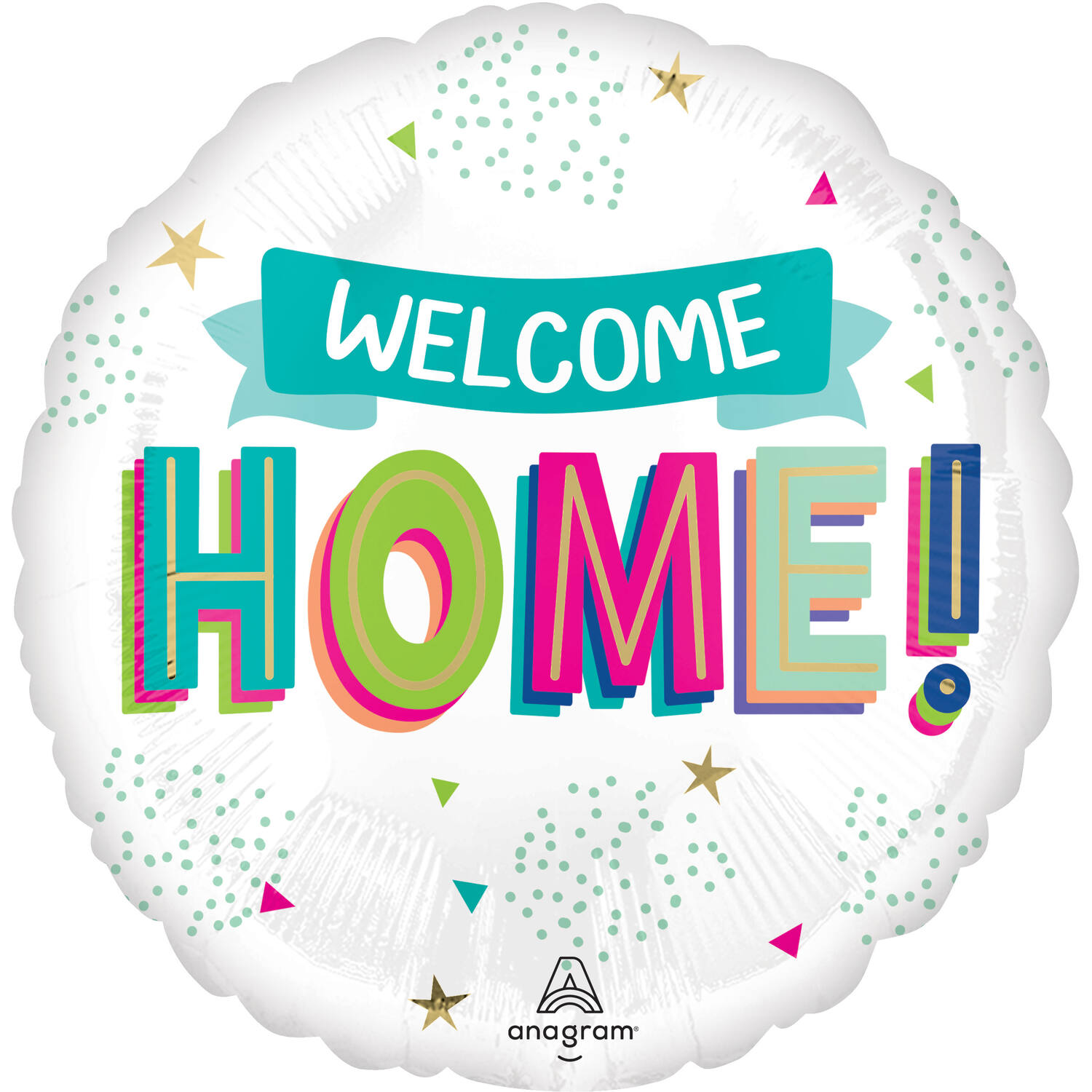 Foil Balloon - "WELCOME HOME!" - 45 cm